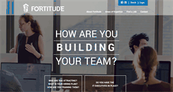 Desktop Screenshot of fortitudesys.com